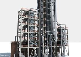 工业设备 煤化工_甲醇_气化炉_01_LP-CG模型