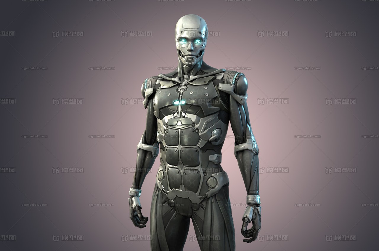 次世代 未来 机器人 铠甲 maya,fbx,obj三种格式