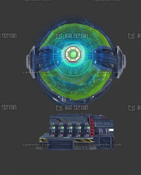 科技建筑游戏模型-科幻建筑-建筑-miss216love-cg模型