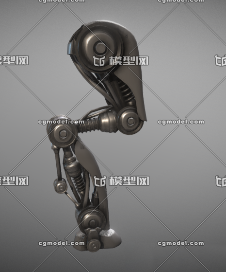 超精细机械腿模型