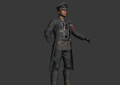 次世代纳粹德国军官-CG模型网(cgmodel)-专注CG模型
