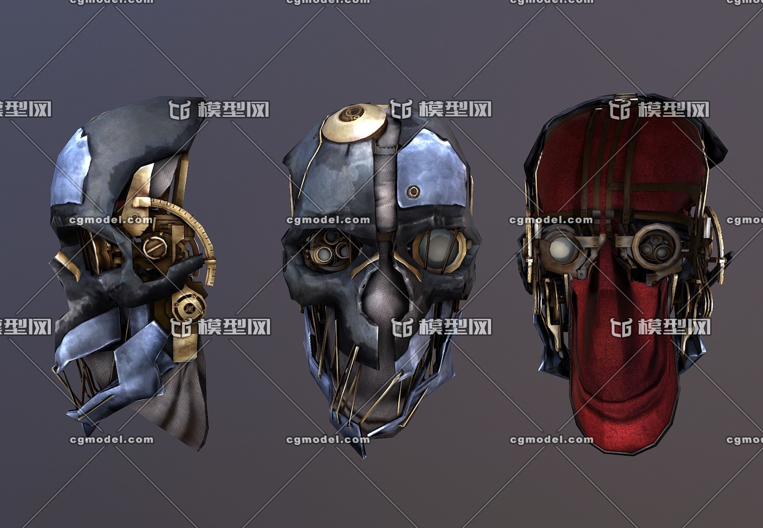 机械骷髅面具 次世代 死亡面具 科尔沃 面具 游戏道具