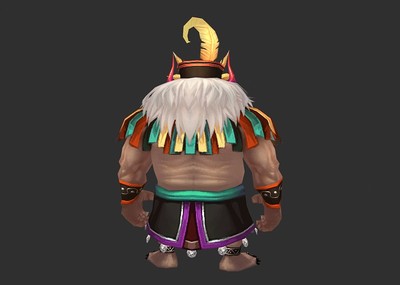 魔罗祭祀萨满祭司带着面罩的祭祀大师上师_大魔王999作品_人物男人_cg