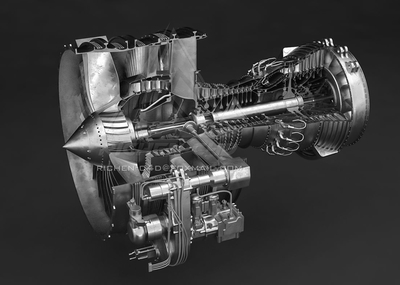 CFM56-7B发动机三维建模