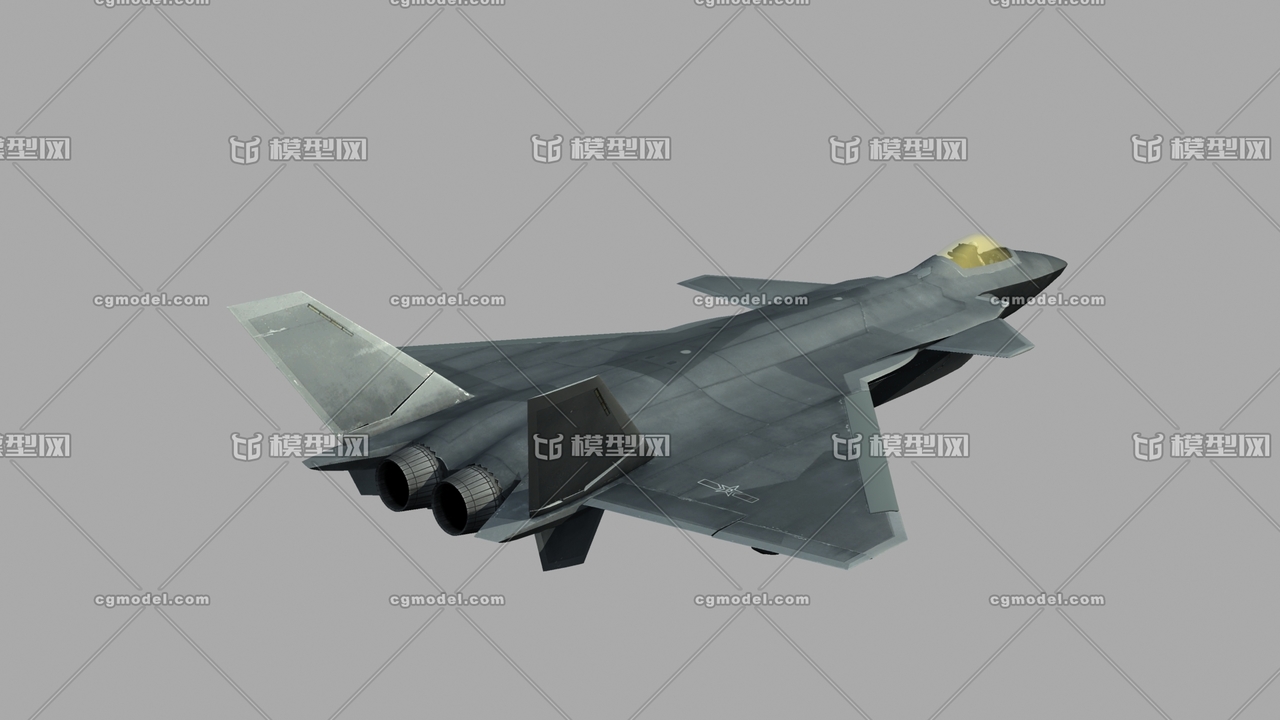 完美绑定起落动画歼20 歼-20 j20 j-20 中国空军 威龙 战斗机 服役空