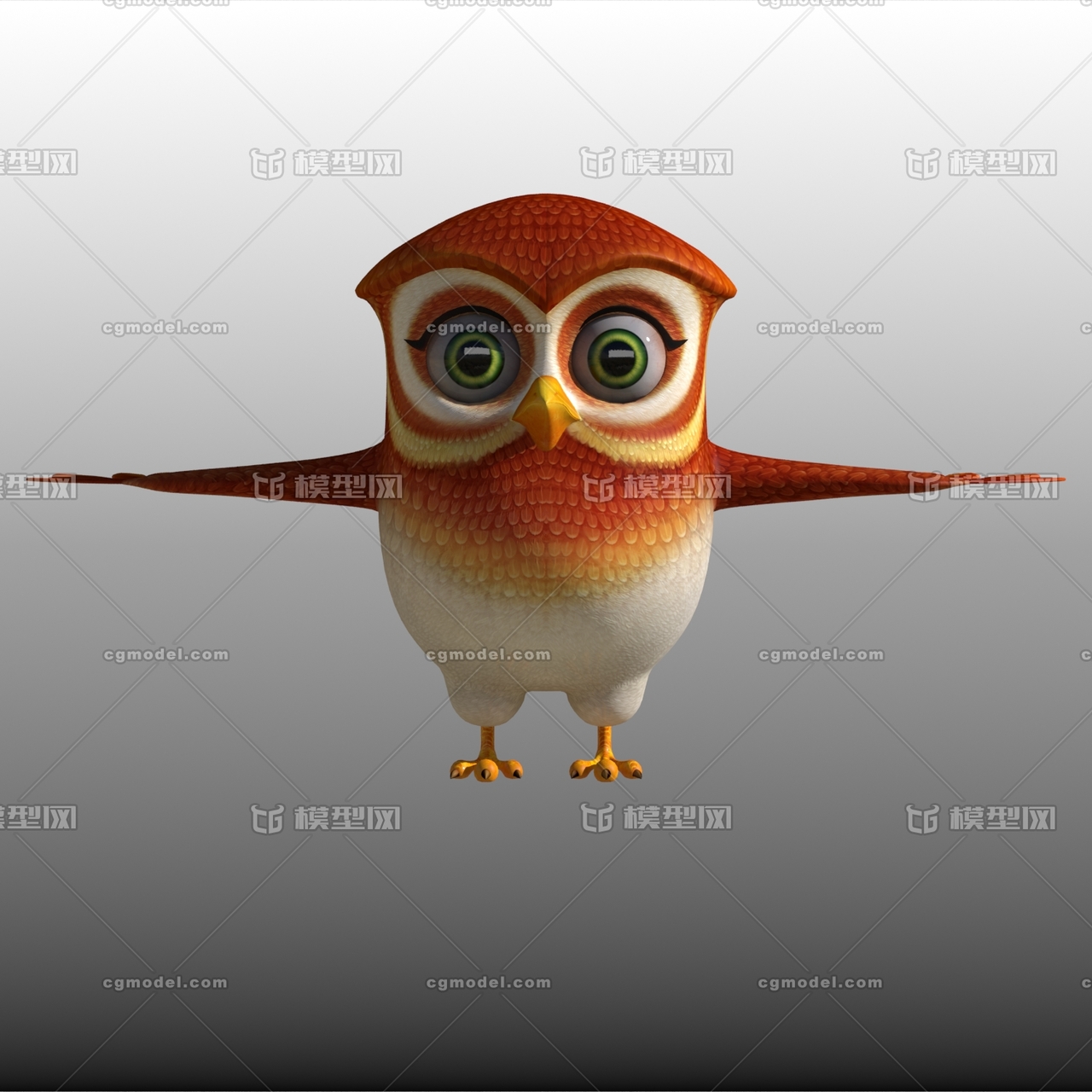 图图 猫头鹰 熊出没 Cg模型网（cgmodel 让设计更有价值 