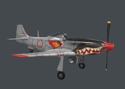 二战名机P51野马战斗机 五种涂装 国民党空军