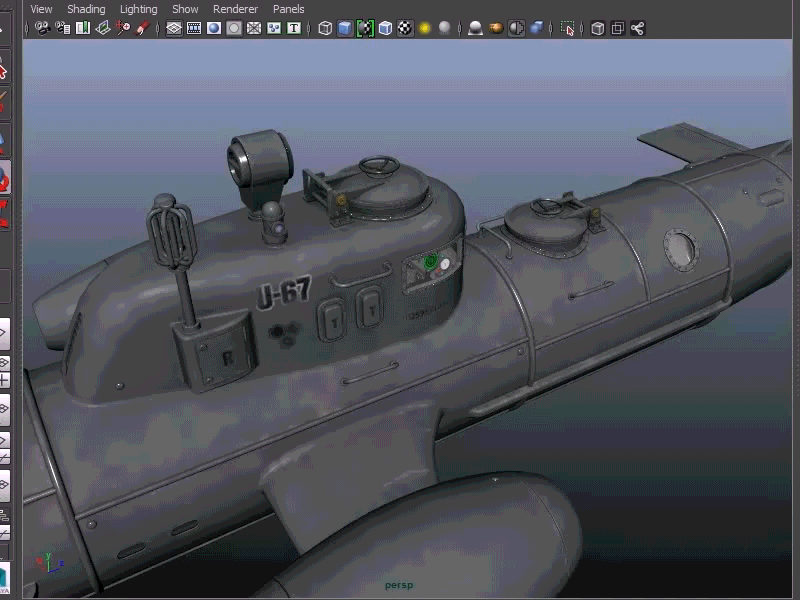 潜水艇带驾驶舱 submarine 潜水艇 潜艇 核潜艇 导弹舰艇部队 舰艇