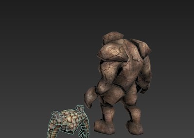 人型怪 石头怪 石怪 石头人 石雕像 石像 石塑像