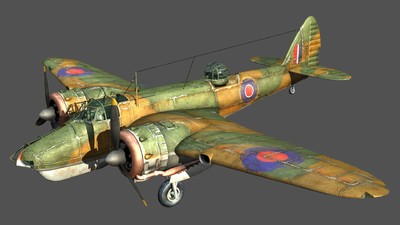 二战名机 二战英国 布伦海姆 轰炸机 布伦亨轰炸