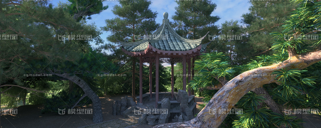 山上的亭子 古亭 凉亭 山顶景观 棋台 古柏 松树 松柏 休闲亭子 山石