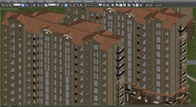 西班牙风格欧式商业街小区 可用于主题乐园公