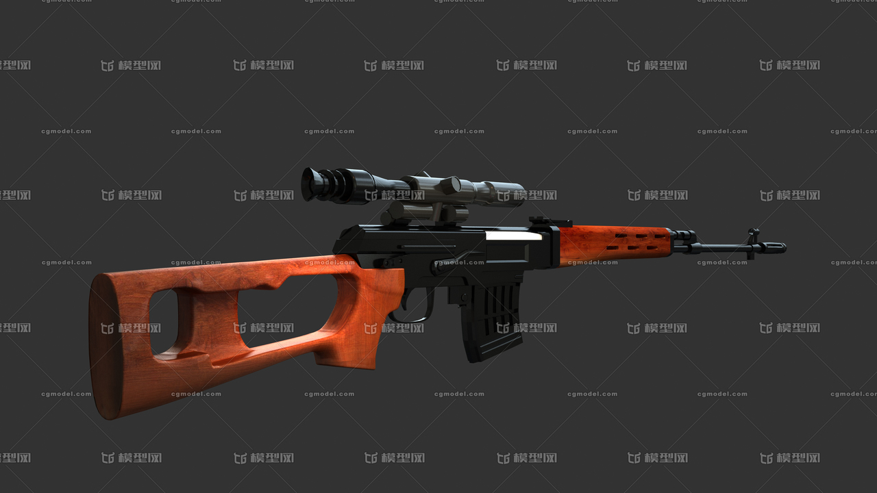 79式狙击步枪 狙击枪 半自动狙击步枪 7.62mm