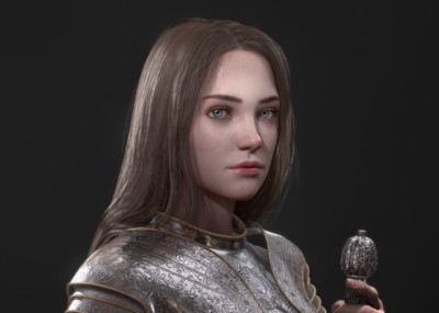 Noblewoman: Real-time character
