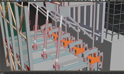 爬模 一块 展示动画 文件 施工MAX模型 土建 部