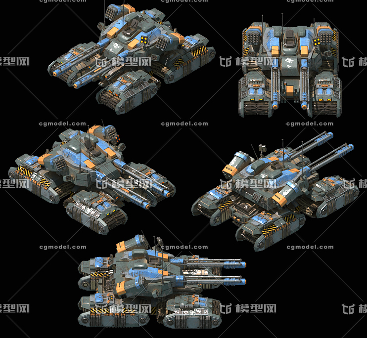 猛犸坦克MAX 影视游戏-CG模型网(cgmodel)-让设计更有价值!
