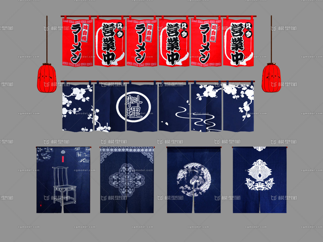 日式门帘,寿司店厨房门帘,日式帘子,日式窗帘,日式灯笼,纸灯笼,寿司店
