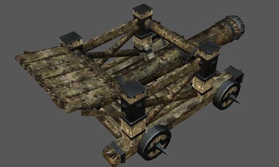 四种器械 古代 攻城器械 守城器械 床弩 投石机