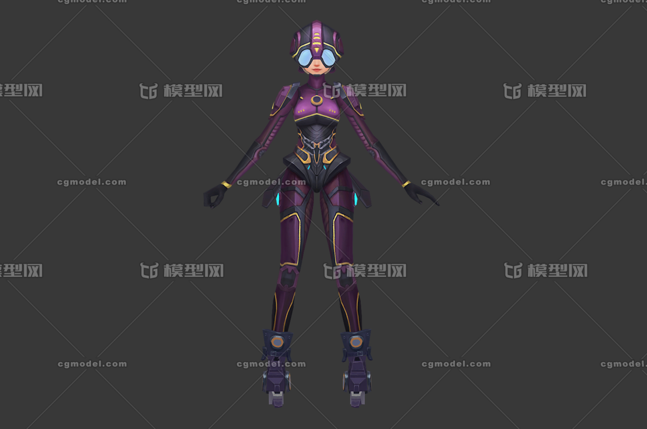 女机甲 科幻机器人 未来战士 女超能战士 蚁人
