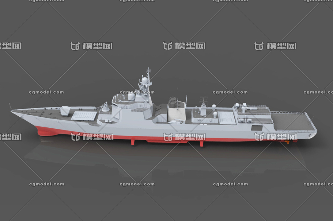 052d驱逐舰-cg模型网(cgmodel)-让设计更有价值!