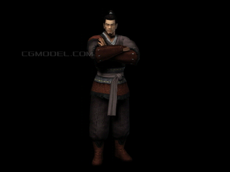 古代人物镖师武士