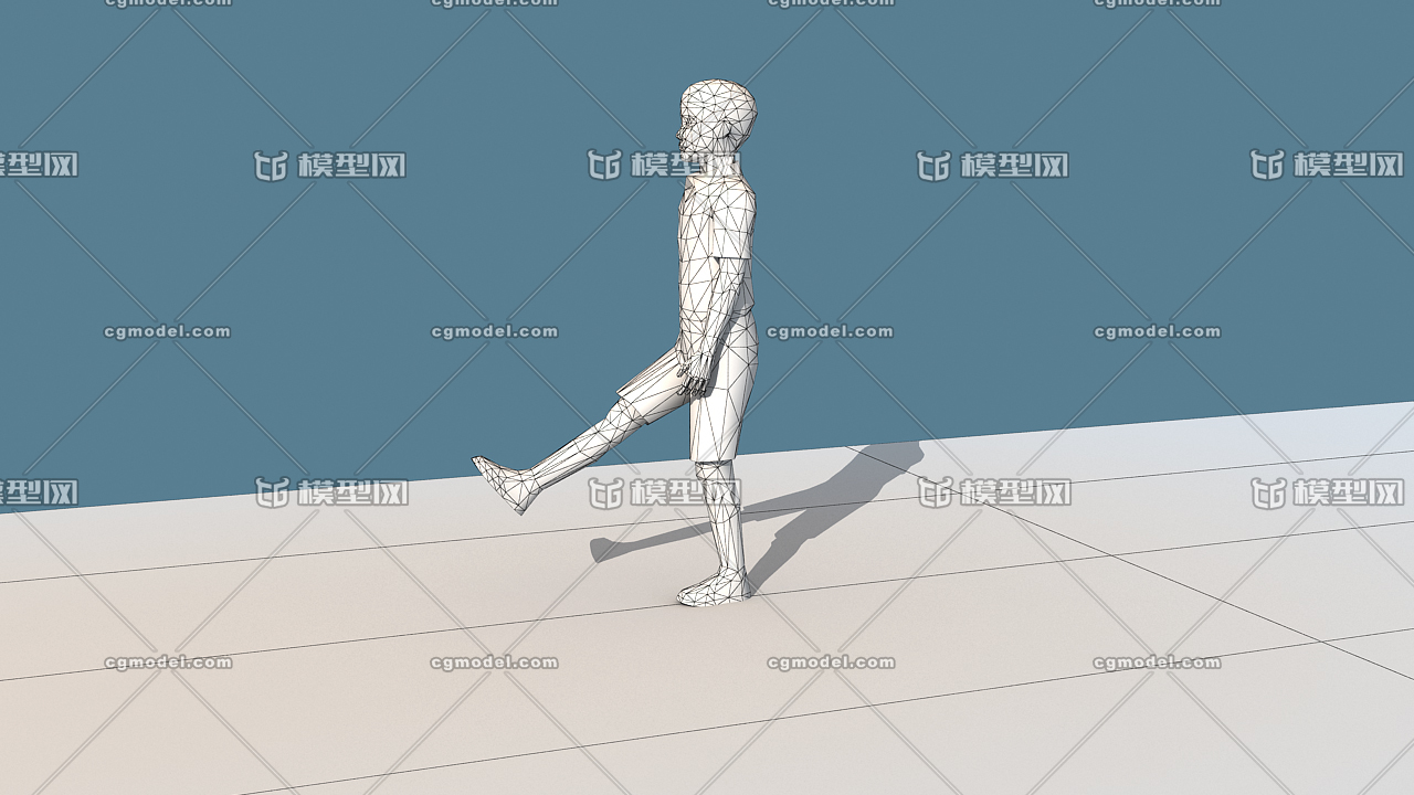 医学动画,鹅步,异常步态,人体三维模型,儿童步态 康复训练,人体结构