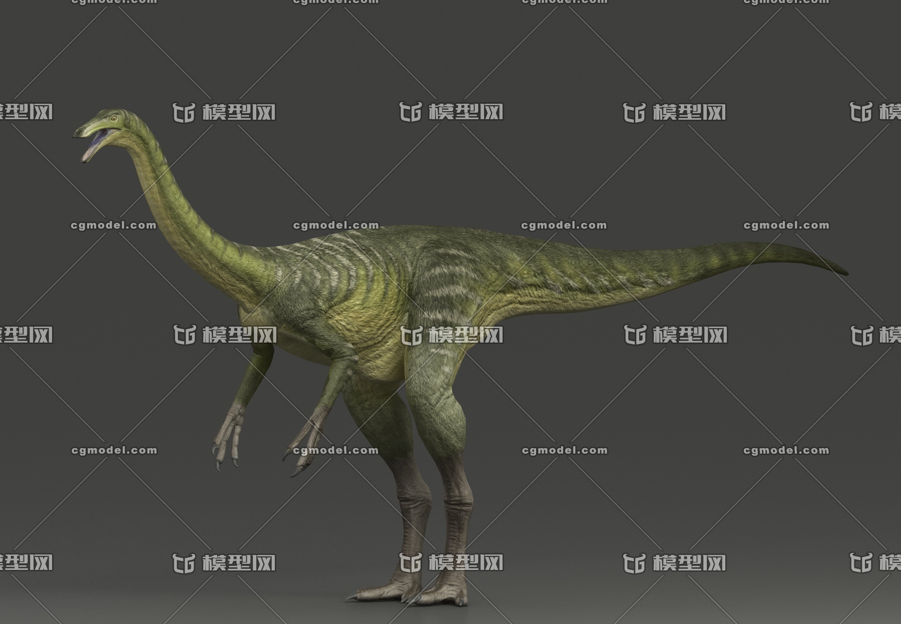 写实 似鸡龙 gallimimus 次世代4 k 恐龙 白垩纪 似鸟龙侏罗纪