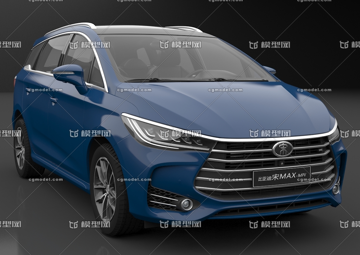 比亚迪-2019款比亚迪宋mpv,宋,6座mpv,byd song,模型未塌陷