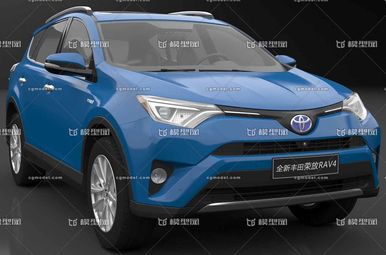 丰田--2019款丰田荣放rav4,suv,toyota rav4,可提供未塌陷模型