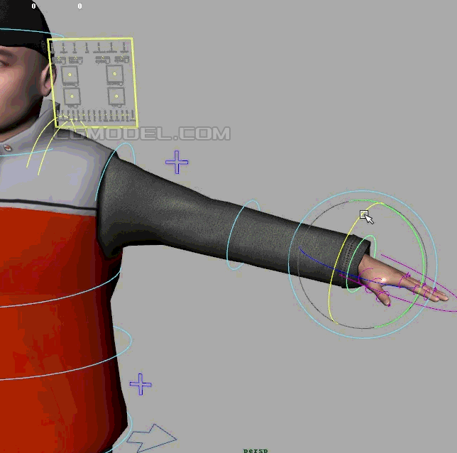 maya写实亚洲中国风年轻小伙外卖员快递员送餐骑手英俊美男子帅气小