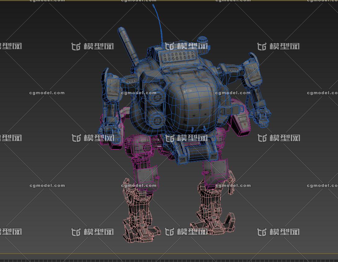 动力装甲机器人 朋克风格 robot mech 写实 机械装甲