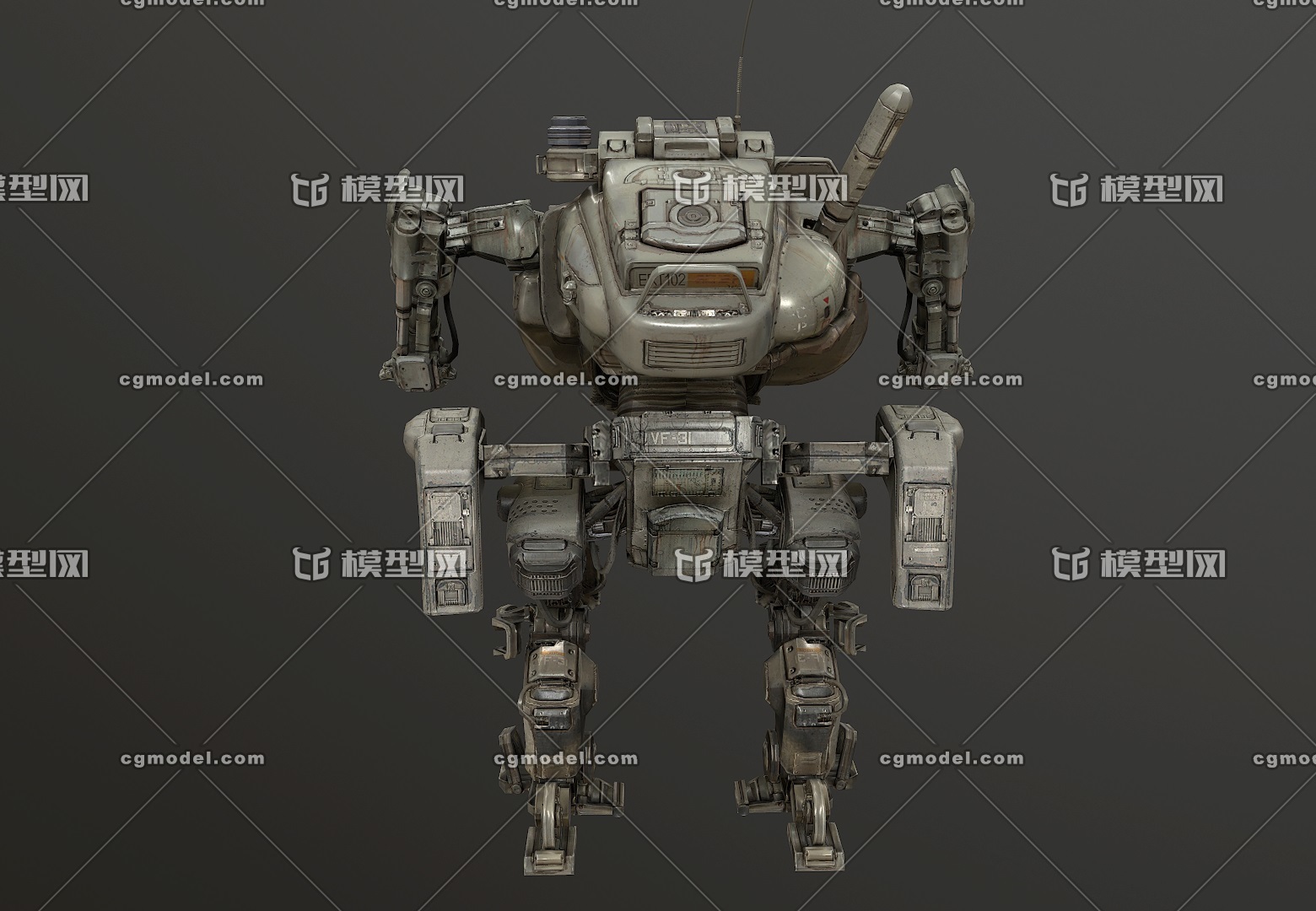 动力装甲机器人 朋克风格 robot mech 写实 机械装甲