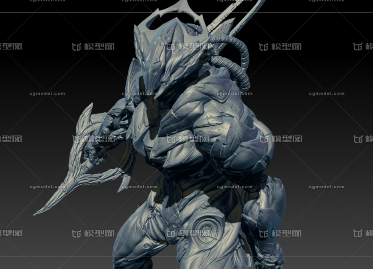 图纸战甲WarframeGilgameshZBRUSH分部件仁王漆黑星际图片