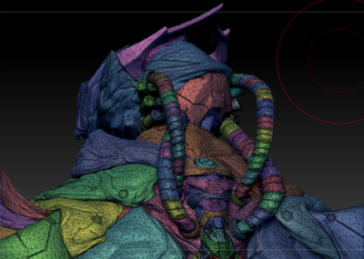 旋风战甲WarframeGilgameshZBRUSH分部件星际桶图纸图片