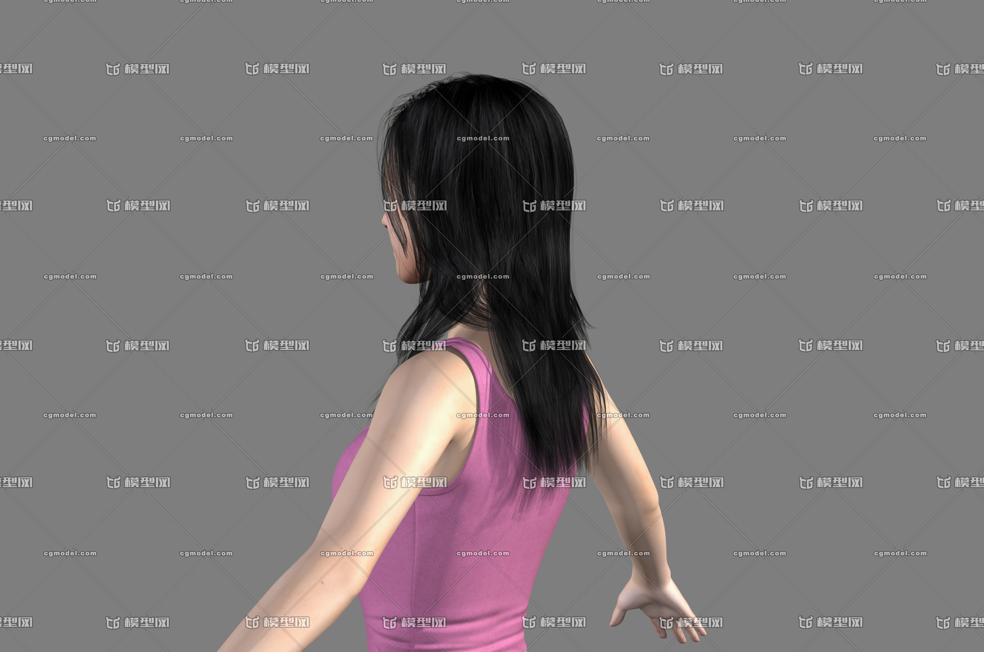 写实女人 现代人物 短裤女孩 运动装女青年 时尚女人 跑步美女 晨跑