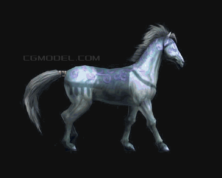 宝马 骏马 带动画