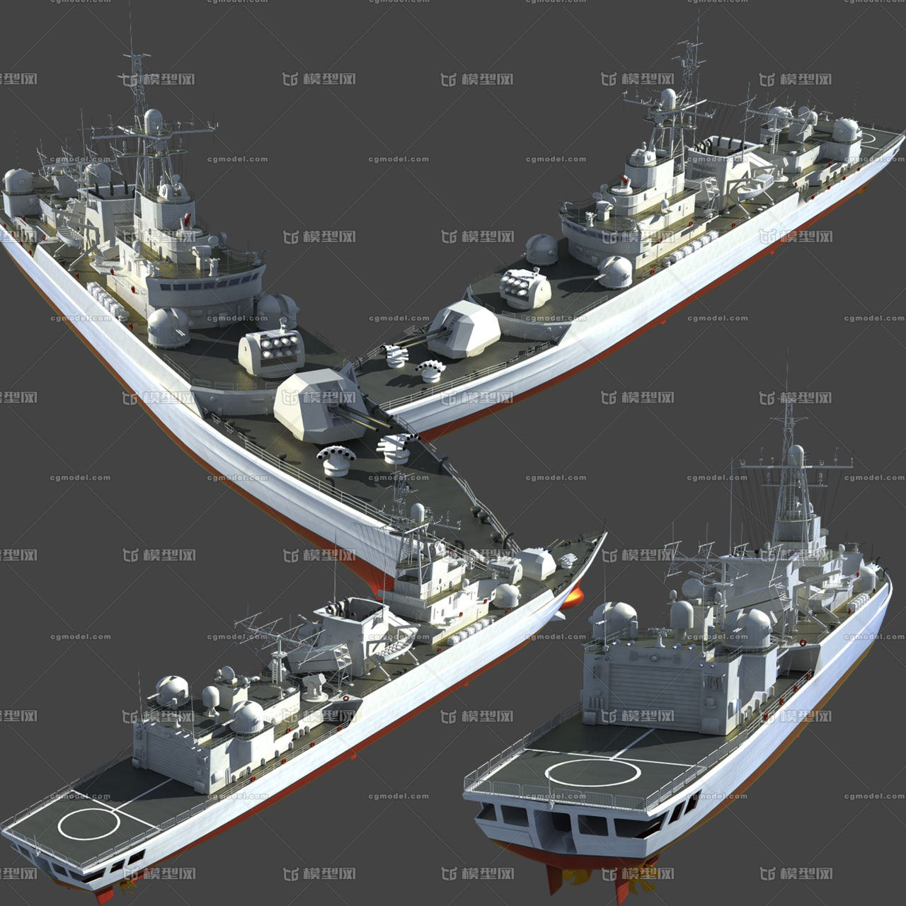 053h3型护卫舰 江卫ii级护卫舰 洛阳号护卫舰