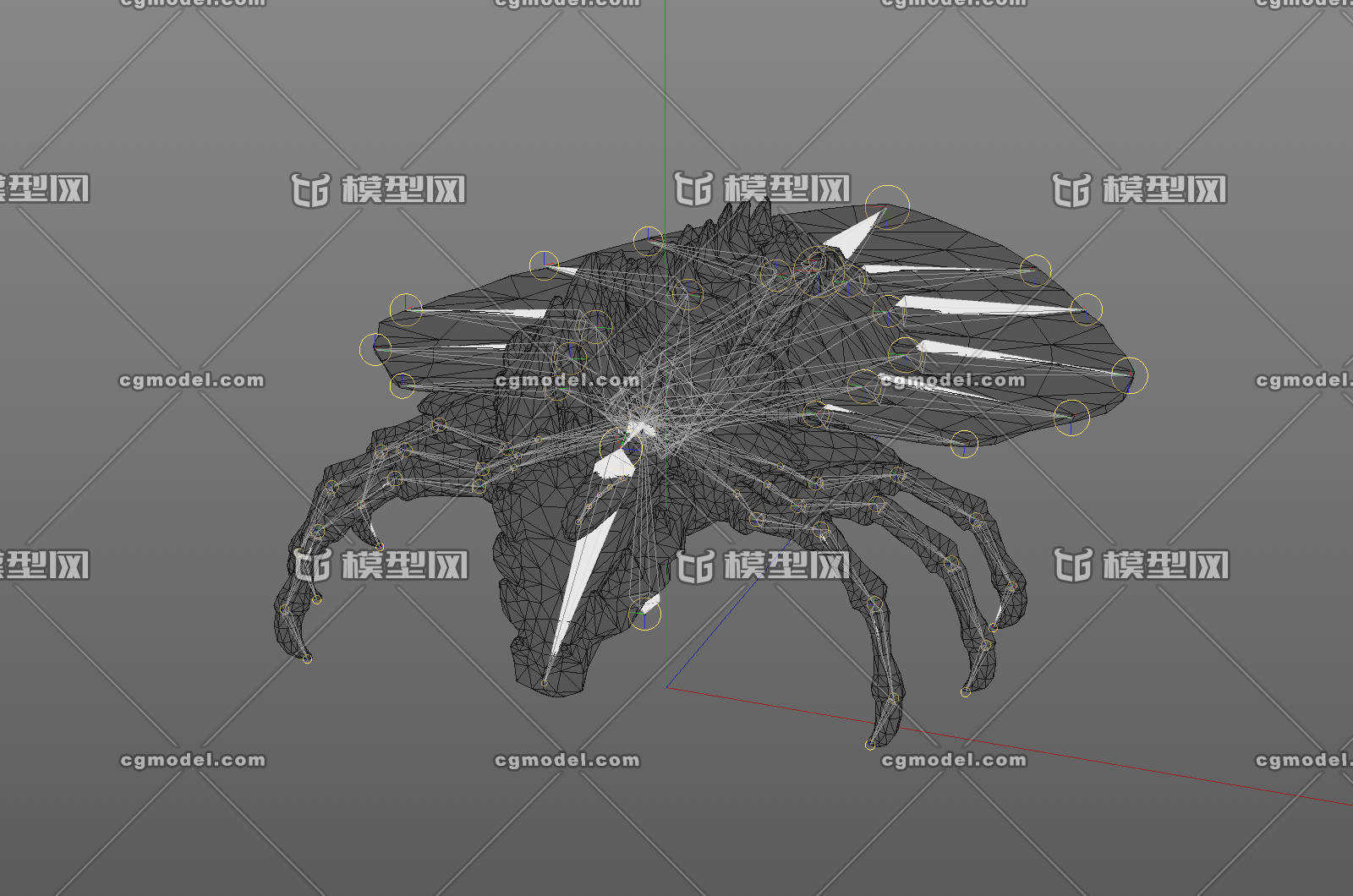 【带绑定】科幻海洋生物 海洋怪物 多足海洋动物 写实