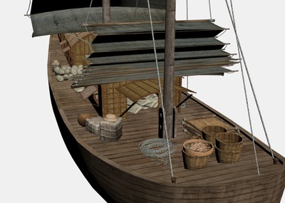 古船 古代船 帆船 运输船 宋朝 清明上河图