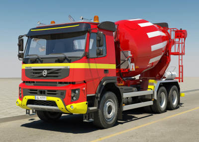 沃尔沃 volvo fmx 混凝土搅拌车 搅拌车 工地车辆￥39 .max,.