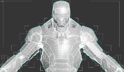 钢铁侠mk40 高精度3d模型 超级英雄