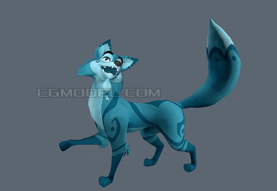 卡通 狐狸精灵 动画 狐狸仙【带绑定表情动画】 fox