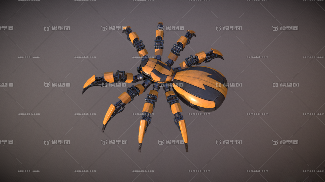 蜘蛛机器人模型
