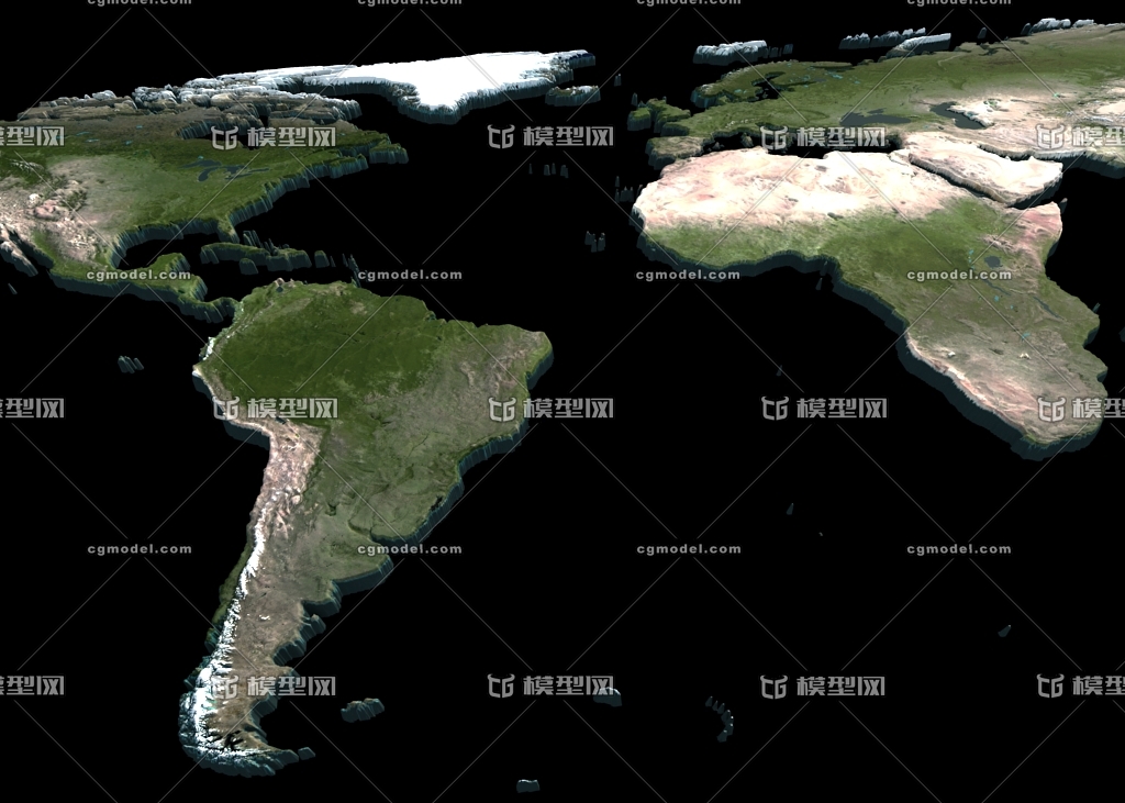 写实世界地图模型场景 世界地图 国家 地理 地质地貌 中国 美国 五大洲 大陆 陆地 非洲 澳洲 世 Cg模型网 Cgmodel 三维设计师交流互动平台 专注多品类3d模型下载 原创作品分享 软件学习