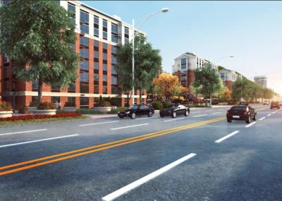 城市道路 道路 马路_luanwujun作品_场景现代场景_cg模型网