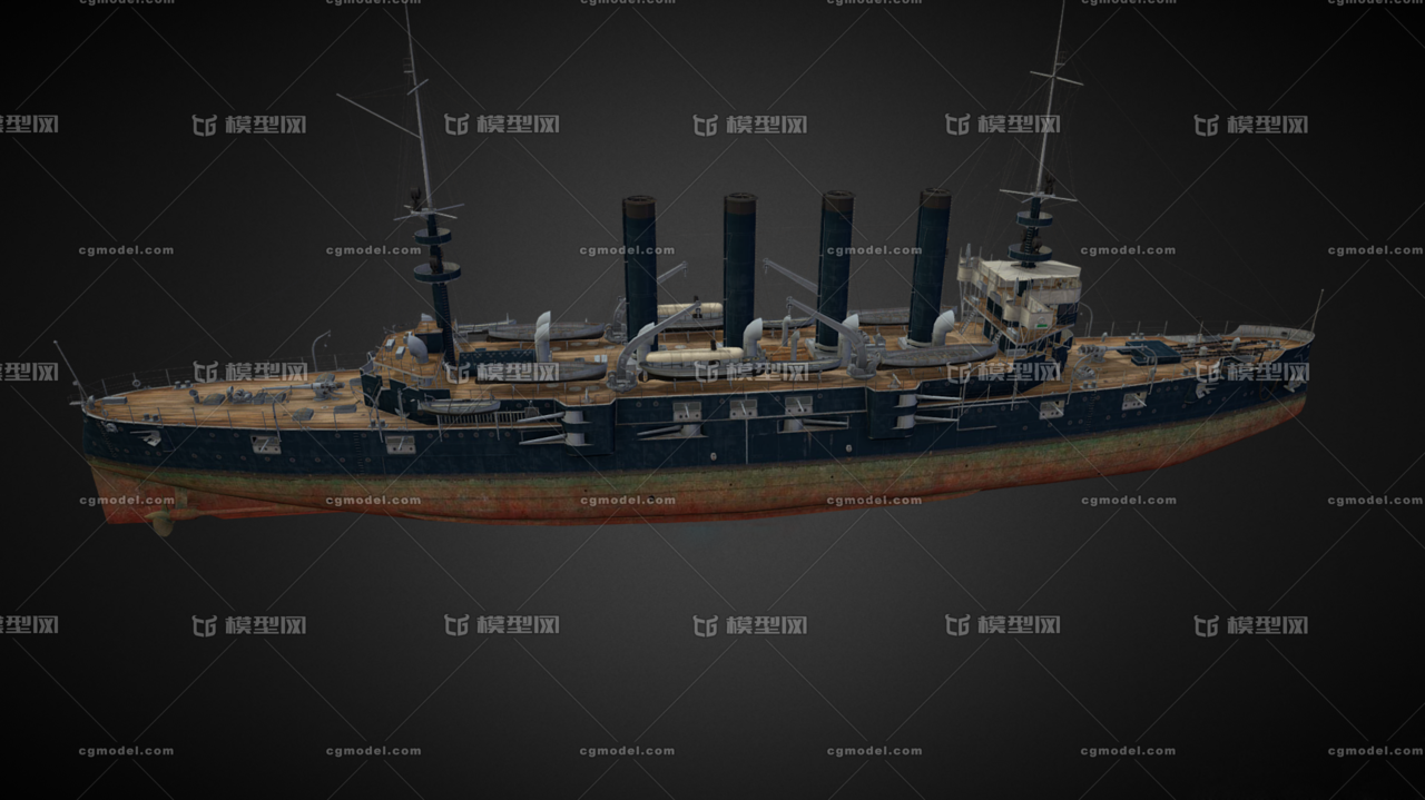 一战美国海军查尔斯顿号驱逐舰-军舰-船艇-xinxi-cg