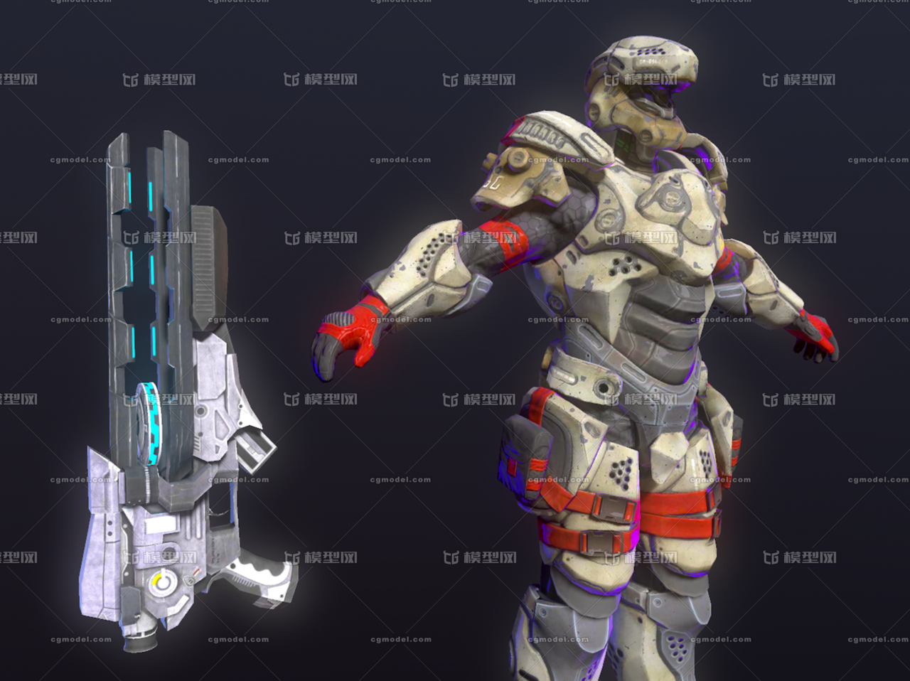 次世代 机甲士兵 机器人 ai 人工智能 科幻战士 装甲