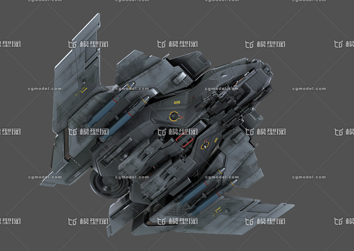 pbr高质量 科幻战斗机 写实 宇宙飞船 科幻飞船 太空飞船 scifi 战舰