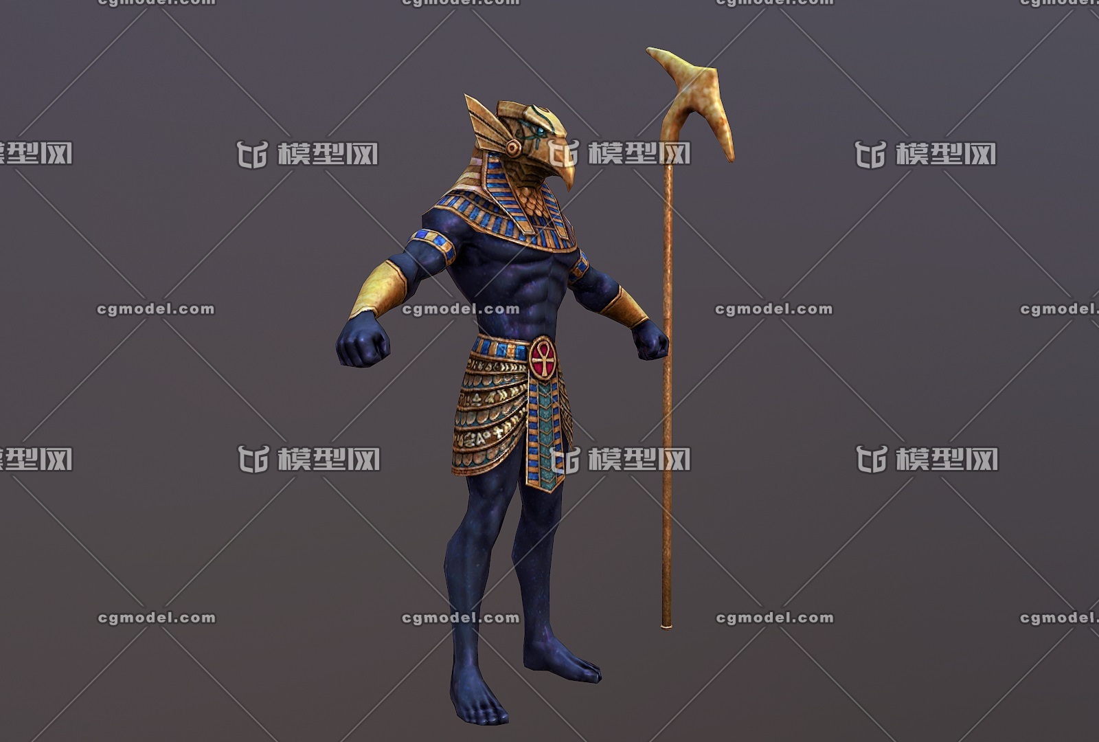 古埃及死神-阿努比斯 次世代 金字塔 神话人物 anubis