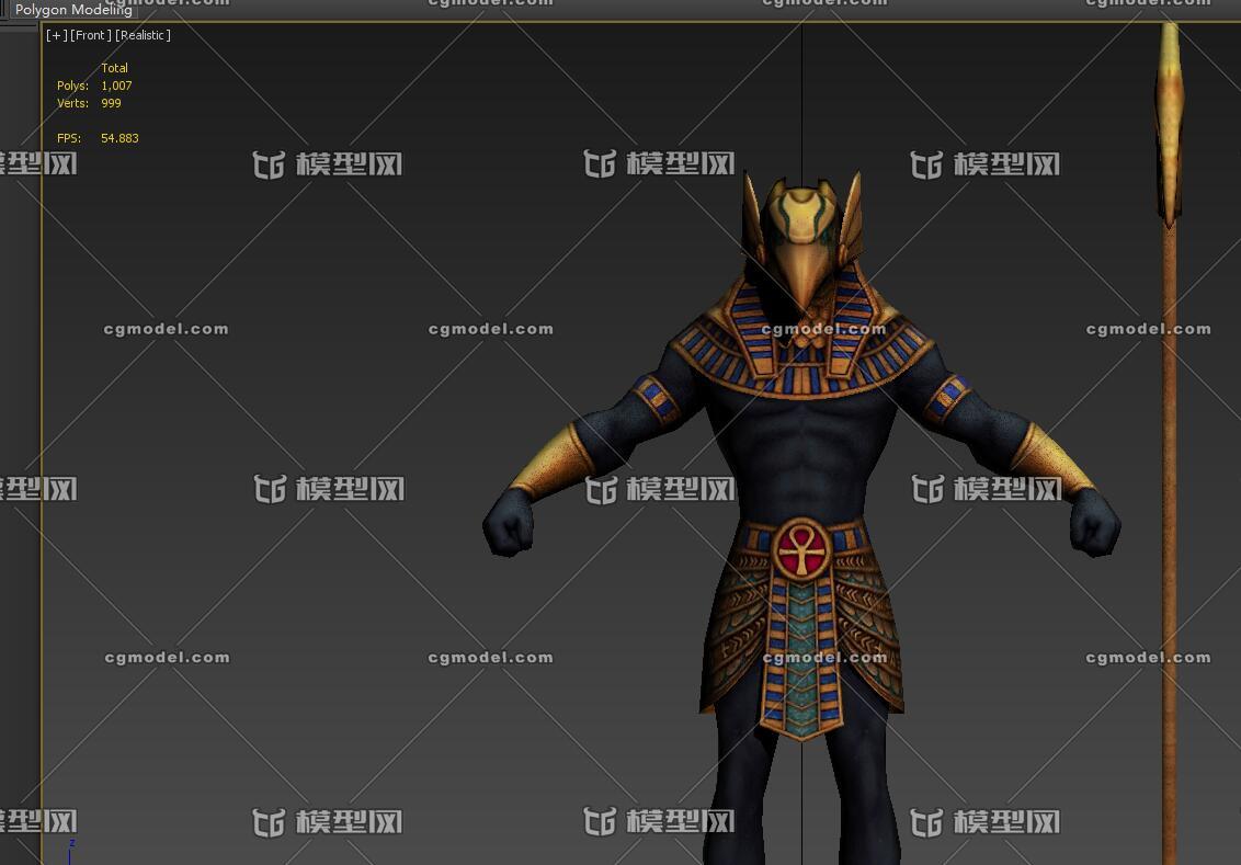古埃及死神-阿努比斯 次世代 金字塔 神话人物 anubis